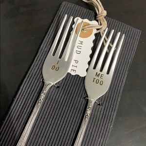 Mud pie wedding forks